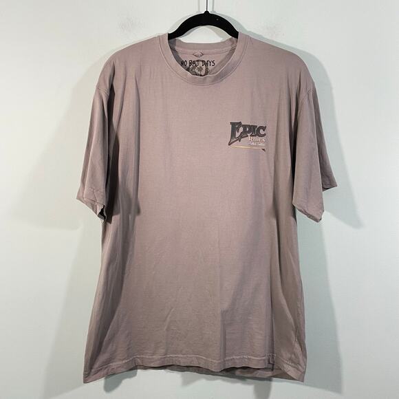 No Bad Days Men's Biege Epic Rides Car Short Sleeve Graphics Tee Size L - Picture 2 of 8